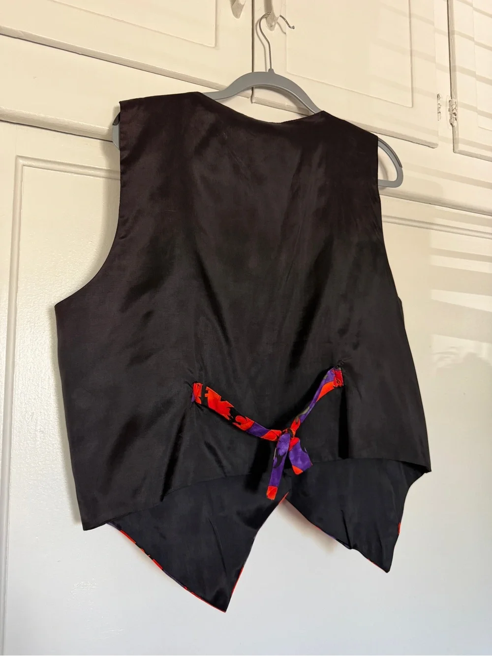 Kids Halloween Pumpkin Vest in Purple and Orange -